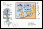 DR WHO 1988 FINLAND FDC AVIATION AIRPLANE S/S LM72458