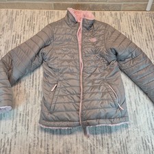 The North Face Girls Reversible Mossbud Jacket Sz L 14/16