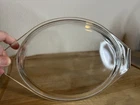 Pyrex Lid Only Model 943C  21 Oval Clear Glass Replacement 10 1/2” X  7”