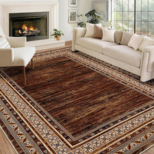 Modern Solid Area Rug Washable Non-Slip Floor...