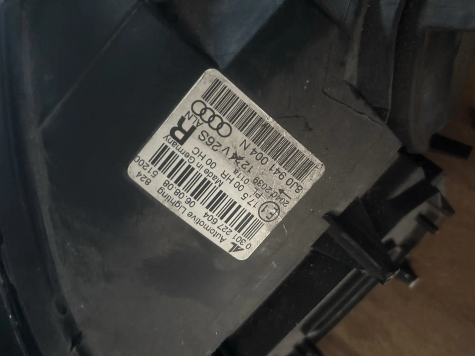 audi tt drivers side front headlight 2006/2011 - image 4 of 4