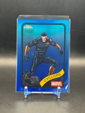 2025 Topps Chrome Marvel CYCLOPS #107 Blue Refractor (145) /299 RAW