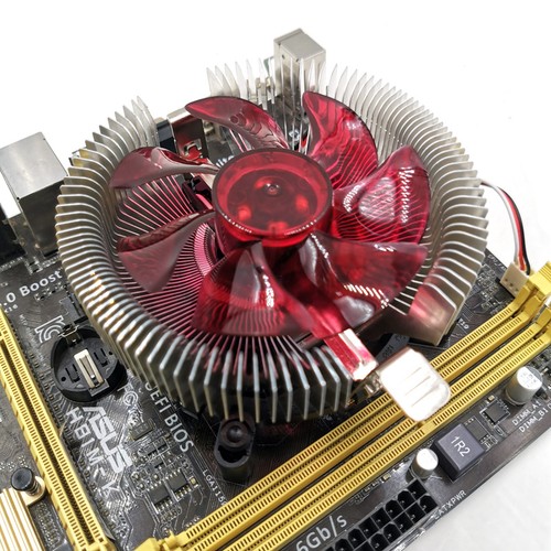 Für Intel LGA775/1156/1155 AMD AM2/AM2+/AM3 Dual Fan CPU Kühler Kühlkörper Leise - Afbeelding 2 van 5