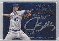 2013 Topps Five Star Silver Signatures Blue 13/25 James Shields Auto 3g3