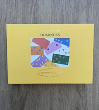 Designworks Ink Colorful Dominoes – Double Sixes Set, Gift Box – Classic Family 