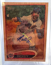 2025 Topps Shoebox Treasures | R.A. Dickey 4/5 | Wood Auto | NY Mets