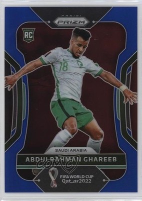 2022 Panini Prizm World Cup Qatar Blue 81/299 Abdulrahman Ghareeb #212 14tf