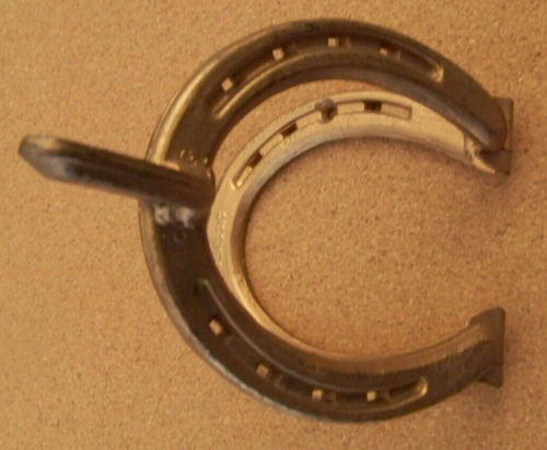 horseshoe door knocker gold color or coat hook, metal, hinged c43836 - 第 4/12 張圖片