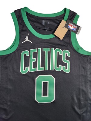 Jordan Celtics Tatum ジャージ Lサイズ Men's Jordan Brand Jayson Tatum Black Boston Celtics Authentic