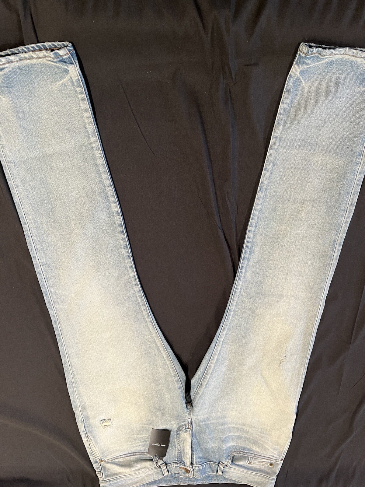 Jeans blu slim da uomo Saint Laurent. 36. $690