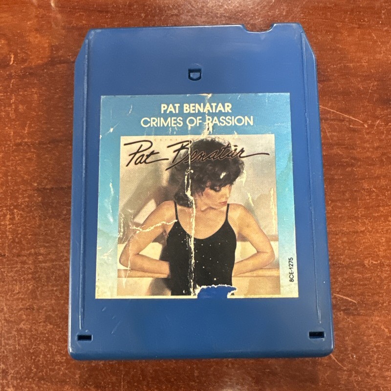 Pat Benatar Crimes Of Passion 8 Track Tapes VG condition played through