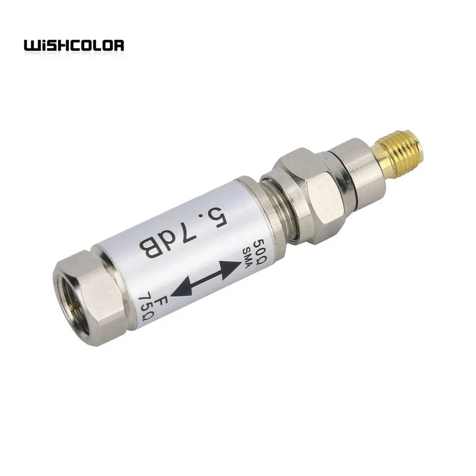 High Quality 0-3GHz SMA Female to F Male Connector 50-75ohm Impedance Converter - Image 3 of 4