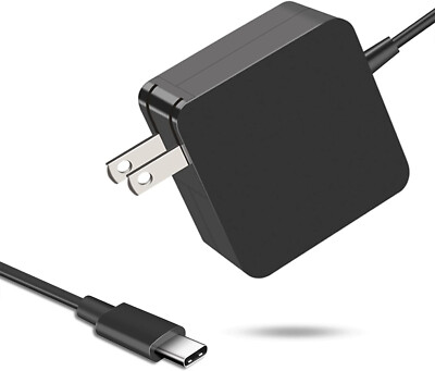 65W/61W 45W USB C Power Adapter For MacBook Pro Air 2018 HP Dell Lenovo Laptop