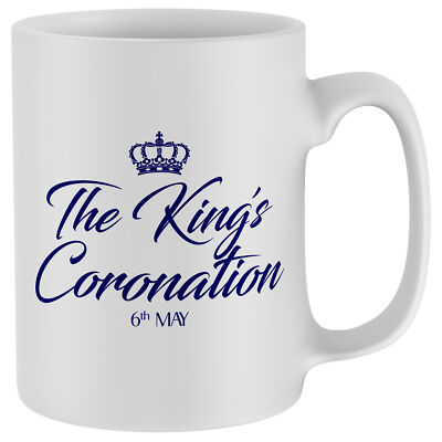 The Kings Coronation 6th May Tasse Straßenfest Him or Her King Charles III