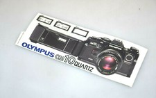 VINTAGE OLYMPUS OM10 QUARTZ CAMERA STICKER 10X4IN COLLECTABLE