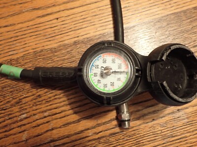 Cressi Mini  Gauge Console Used, Tested no compass