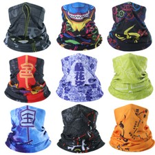 Sun UV Shield Thin Half Face Mask Neck Gaiter Bandana Scarf Tube For Men Women