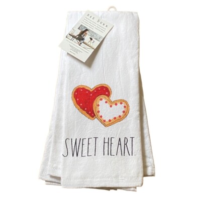 Rae Dunn Valentines Day Sweet Heart Kitchen Towels Set of 2