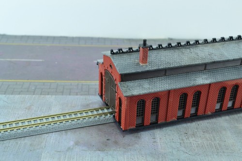 Marklin 8981 Locomotora Motor Cobertizo Puertas Eléctricas Construidas Escala Z 1:220 (Z6929 - Imagen 4 de 7