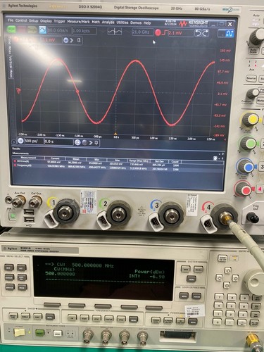Agilent DSOX92004Q Oscilloscope 20GHz 160GSa/s on 2CH 80GSa/s on 4ch , opt 054 - Picture 10 of 18