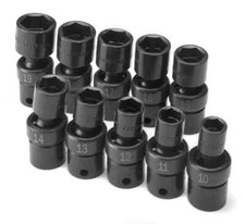 Sk Hand Tools 33351 10 Piece 38 Drive Metric Swivel Impact Socket Set Sk Hand Tools 33351 10 Piece 38 Drive Metric Swivel Impact Socket Set