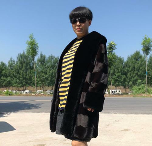 S-3XL Womens Faux Mink Fur Coat Furry 