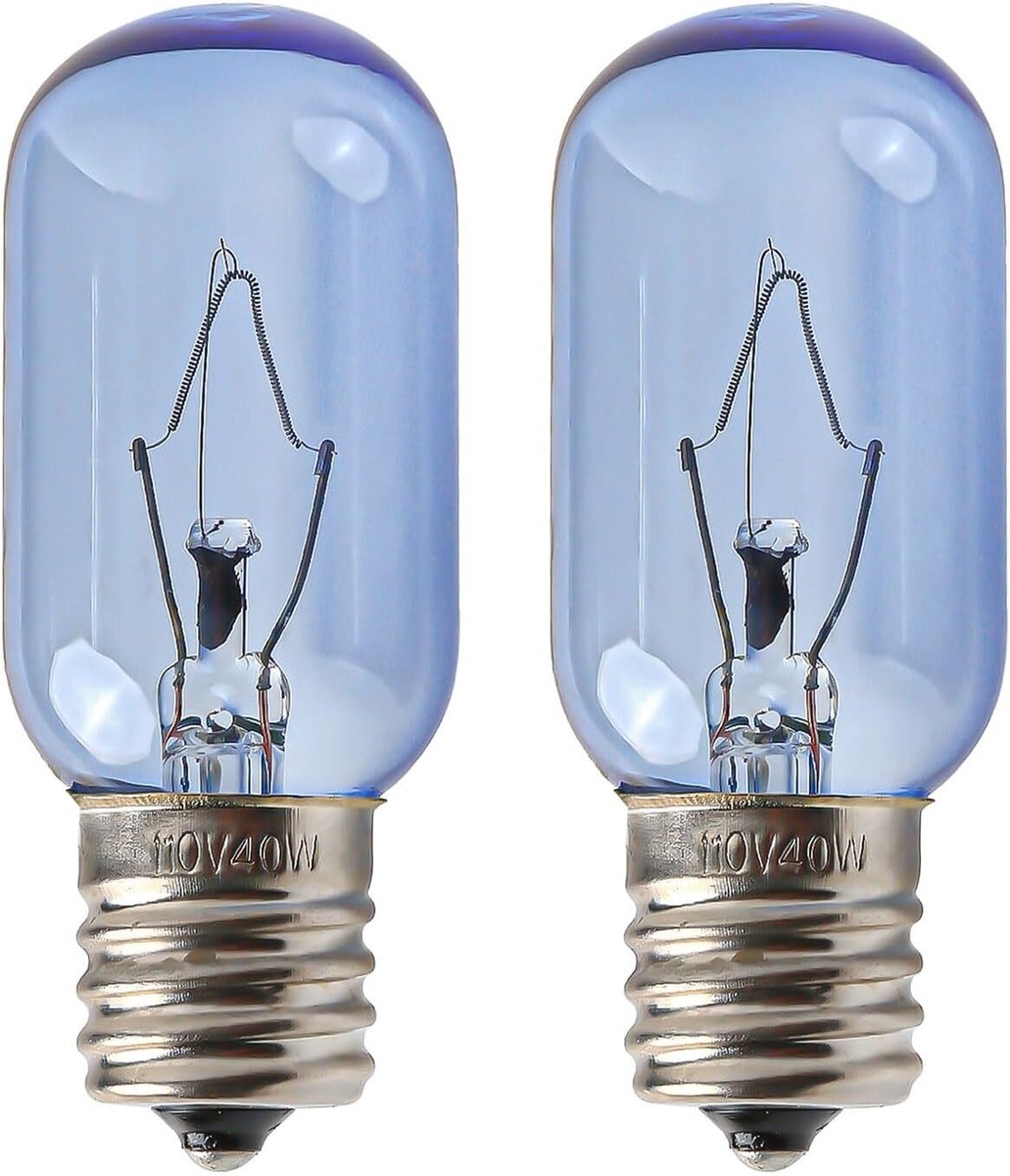 4-Pack 40W T8 E17 Appliance Bulbs - For Microwave, Oven, Refrigerator & More