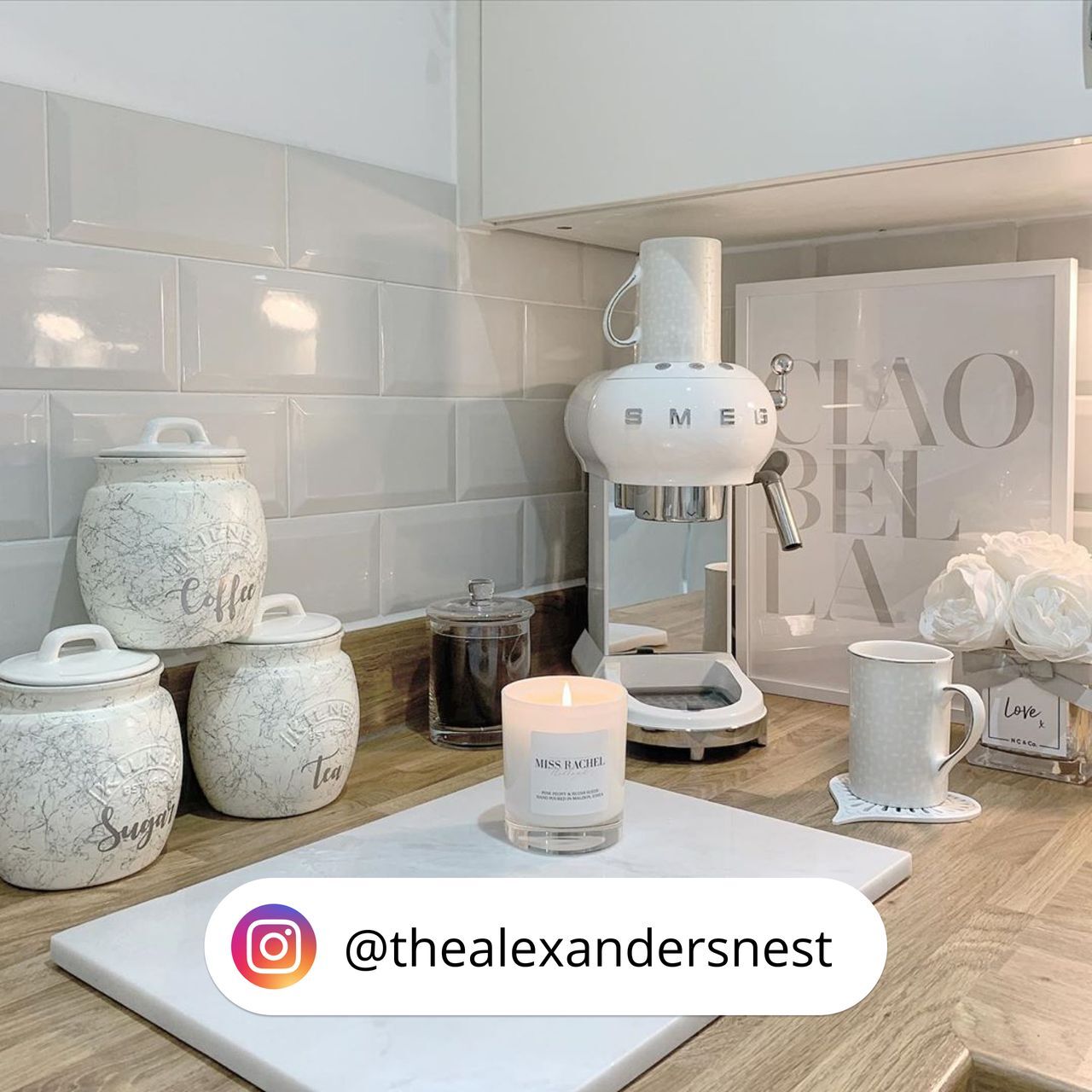 Smeg ECF01WHUK 50's Retro Espresso Coffee Machine 15 bar White