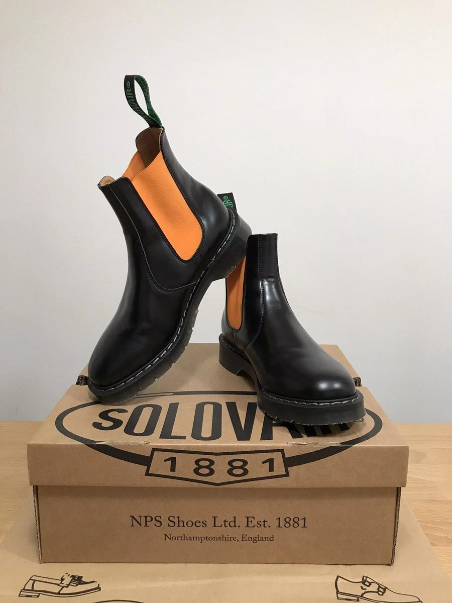 NPS SOLOVAIR Black Hi Shine Chelsea Dealer Boot! SizeUK5.5New! Only£149.90