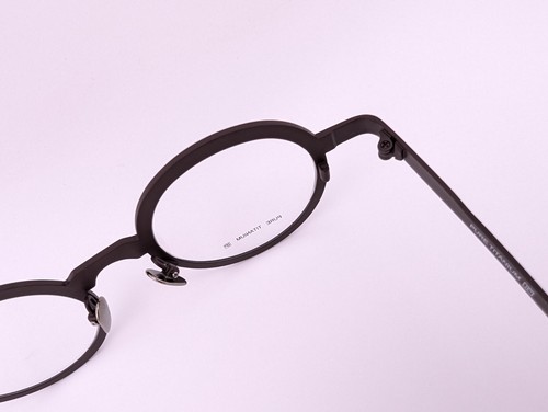 Pure Titanium Eyeglasses, Frames Only, 7032 Col. 1 Clement, 43-23-140, Titanium - Picture 12 of 19