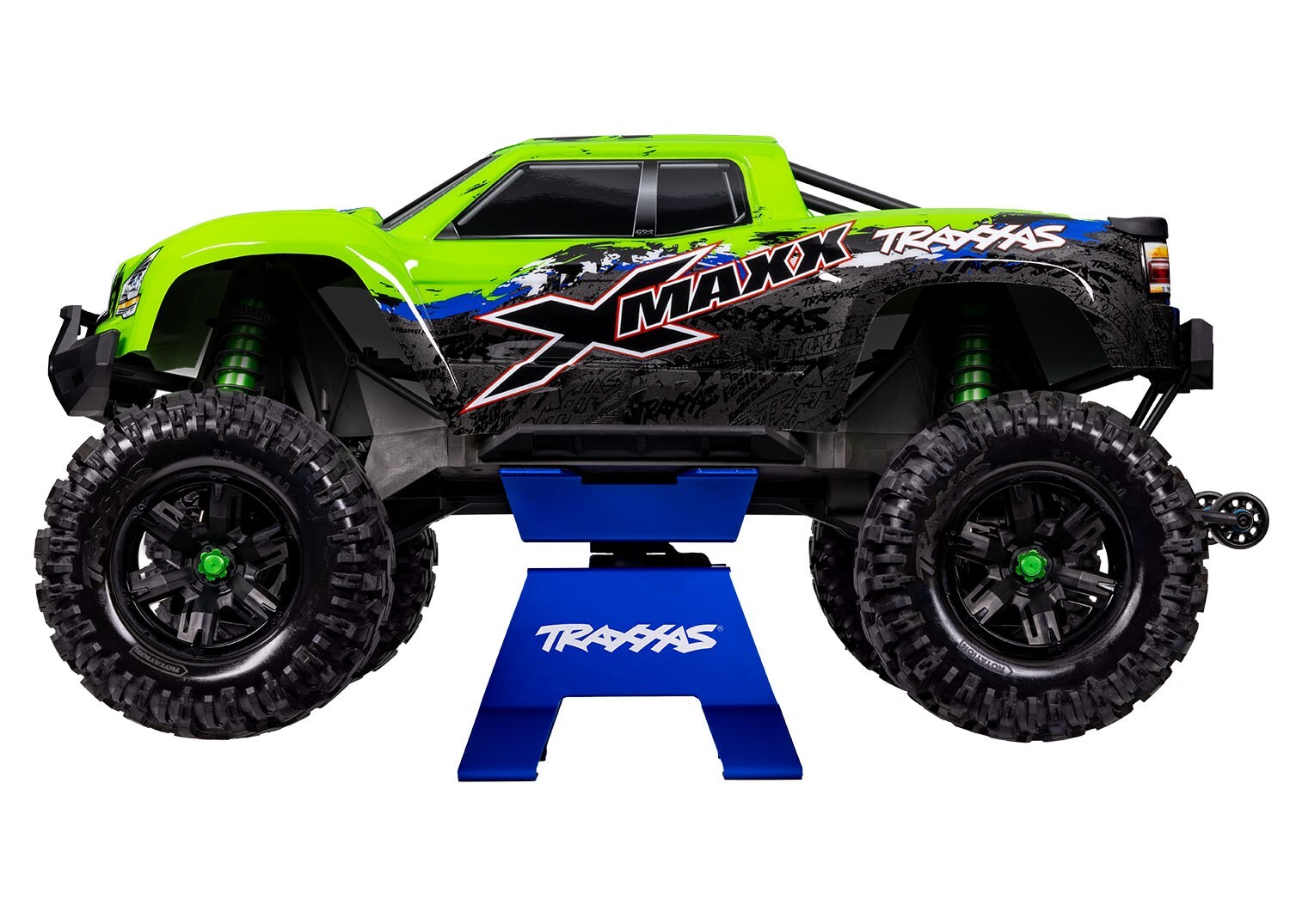 TRAXXAS ALUMINUM RC CAR/TRUCK STAND X-TRUCKS BLUE TRA8797BLUE