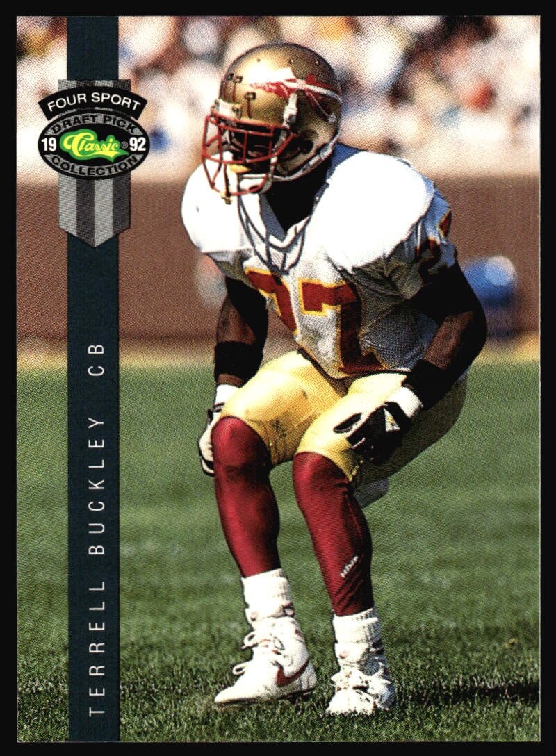 1992 Classic Four Sport Terrell Buckley #127 Green Bay Packers