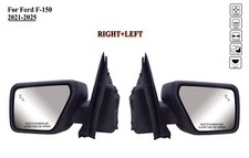 Pair Right+Left Side Mirror With BLIS And Light Manua Fold For 21-26 Ford F-150