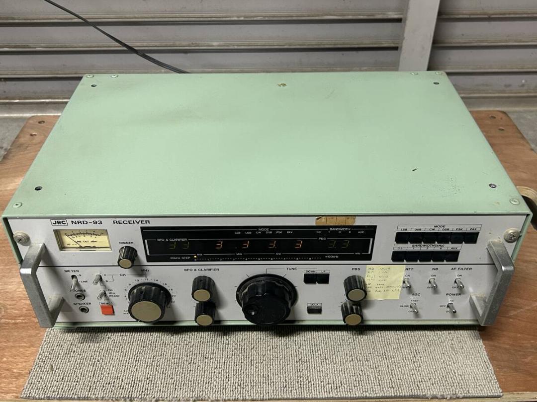 JRC NRD-93 model Radio Receiver SSB, AM, CW, DSB Power
