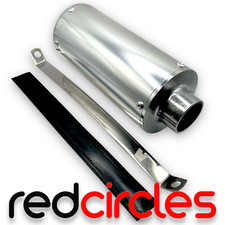 MARMITTA SCARICO ARGENTO BIG BORE PIT DIRT BIKE 50cc 110cc 125cc 140cc PITBIKE