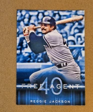 2015 TOPPS FREE AGENT 40, BASEBALL, REGGIE JACKSON, F40-11, YANKEES, NRMT