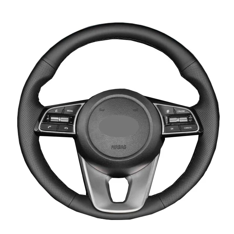 DIY Car Steering Wheel Cover For Kia Forte 2019 2022 Sportage 20
