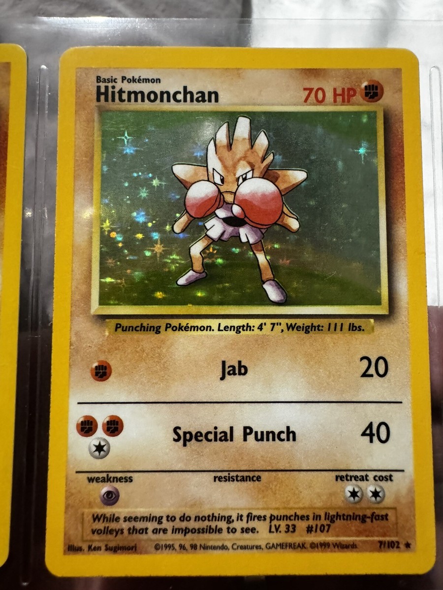 pokemon card hitmonchan Amazon.com: Hitmonlee 106/165 & Hitmonchan 107/165