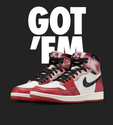 Nike Air Jordan 1 Retro High OG / Next Chapter / Across The Spider-Verse / EU 38