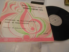 WINTHROP ELEMENTARY SCHOOL SPRING CONCERT 1973 LP-RPC LABEL-EXCELLENT