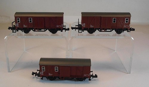 Minitrix Spur N 1/160 Güterwagen-Konvolut Behelfspackwagen der DB #8013 | Zustand: Gebraucht
