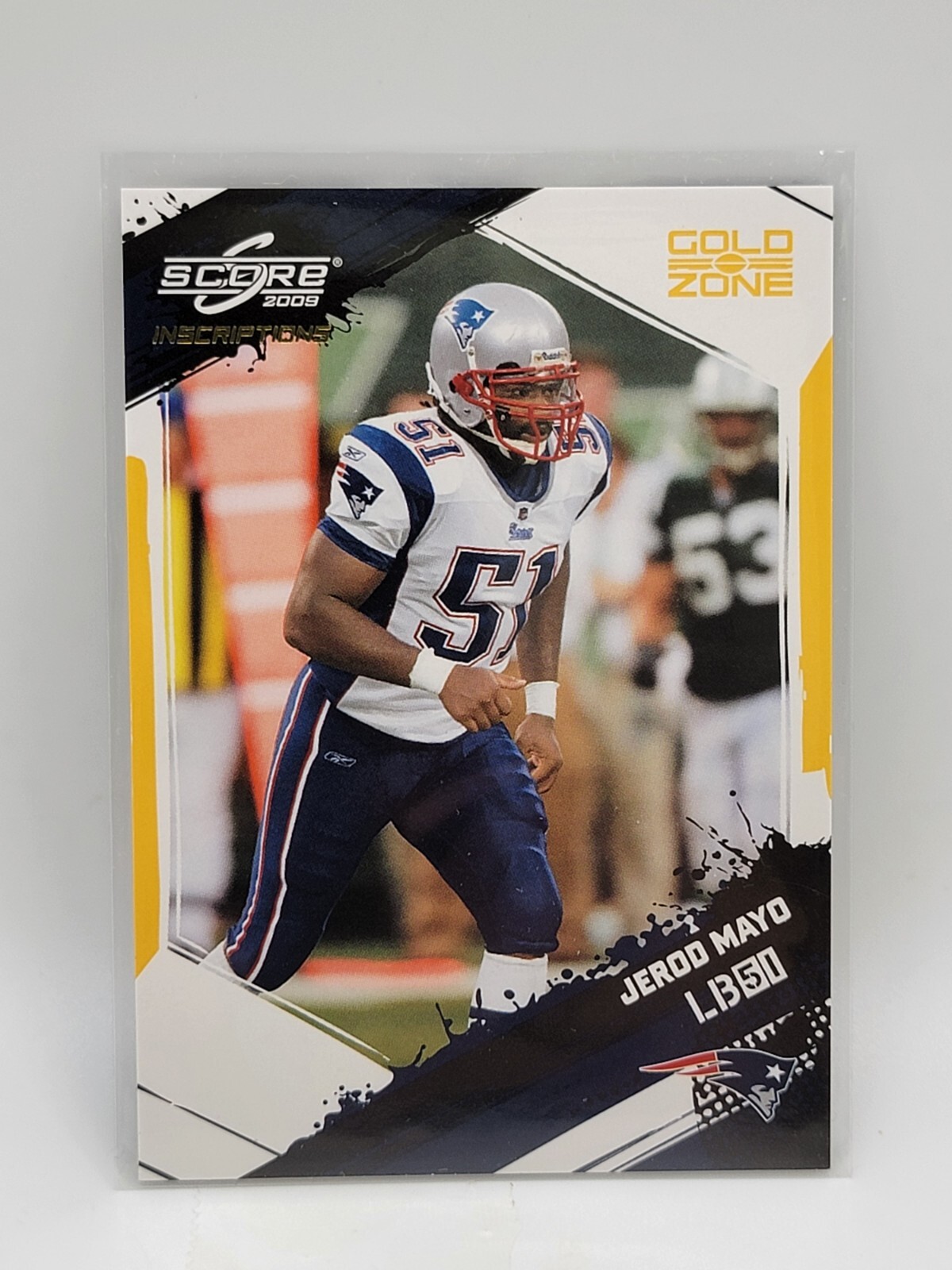 2009 Score Inscriptions - Gold Zone #172 Jerod Mayo, Jerod Mayo /50