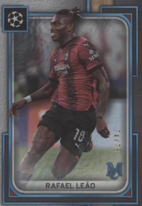 2023-24 Topps Museum Collection UCL - Rafael Leao #26 Sapphire /75