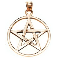 Pentagramm Bronze AnhäNger Schmuck
