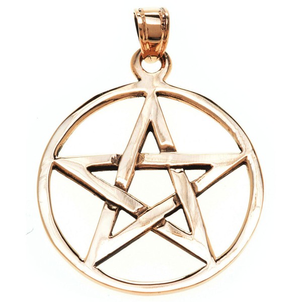 Pentagramm Bronze AnhäNger Schmuck-image