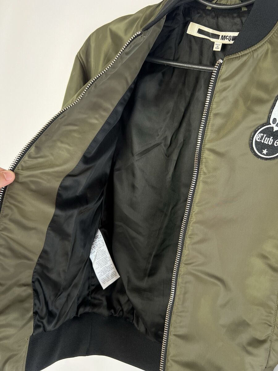 Alexander McQueen MCQ Nylon Bomber Jacket Green Size XS | eBay Alexander McQueen MCQ Nylon Bomber Jacket Green Size XS | eBay