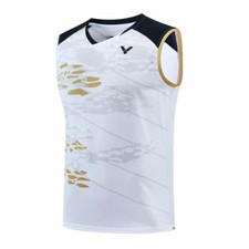 Victor Nowe męskie topy sportowe Tenis / badminton Ubrania Bez rękawów T-shirty Top