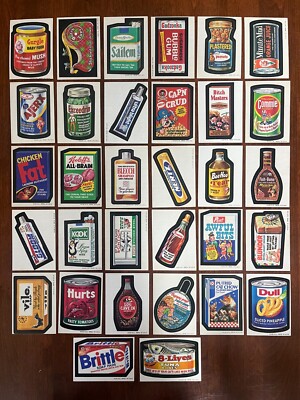 1973 Topps Wacky Packages 2nd Series Individual Cards NM-NMMT+ TAN Set Break