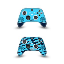 MAN CITY FC LOGO ART VINYL SKIN DECAL FOR XBOX SERIES X / SERIES S CONTROLLER