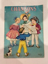 Livre vintage rare – Chansons illustrées pour enfants